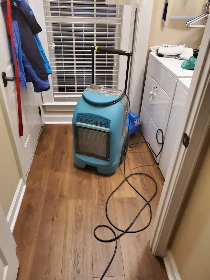 Commercial dehumidifier deployed for Crawl Space Restoration in Dickson City