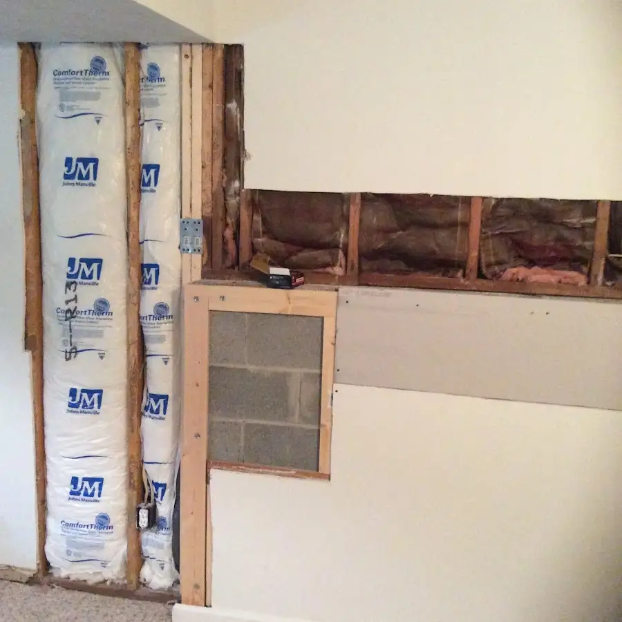 Wall insulation replacement during Structural Drying in Dickson City